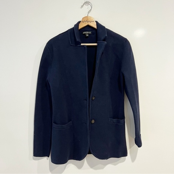 J. Crew Sweater Blazer in Navy - Picture 1 of 7